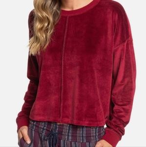 Women's Roxy Crystal Cove Velour Top Size XS